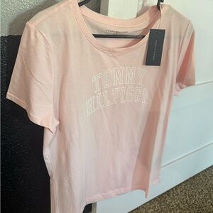 Tommy Hilfiger Light Pink Short Sleeve Tee Women’s M